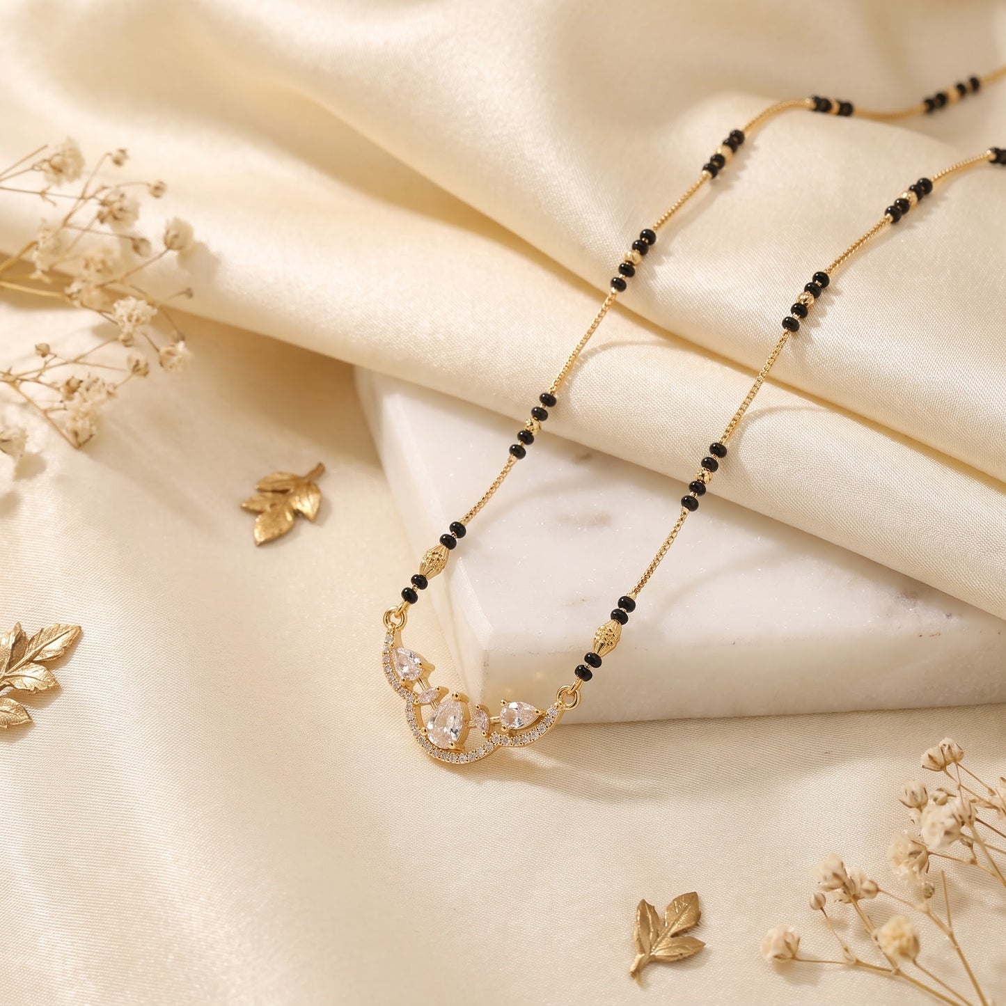 Ruvika Gold Plated Mangalsutra