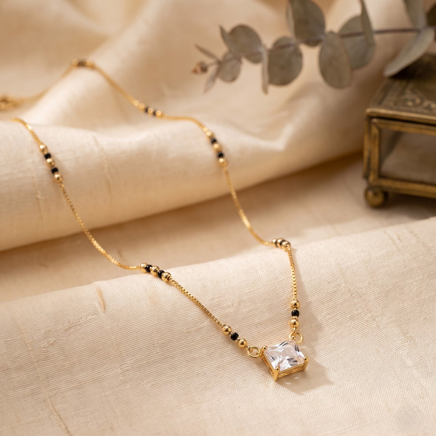 Alesha Gold Plated Mangalsutra