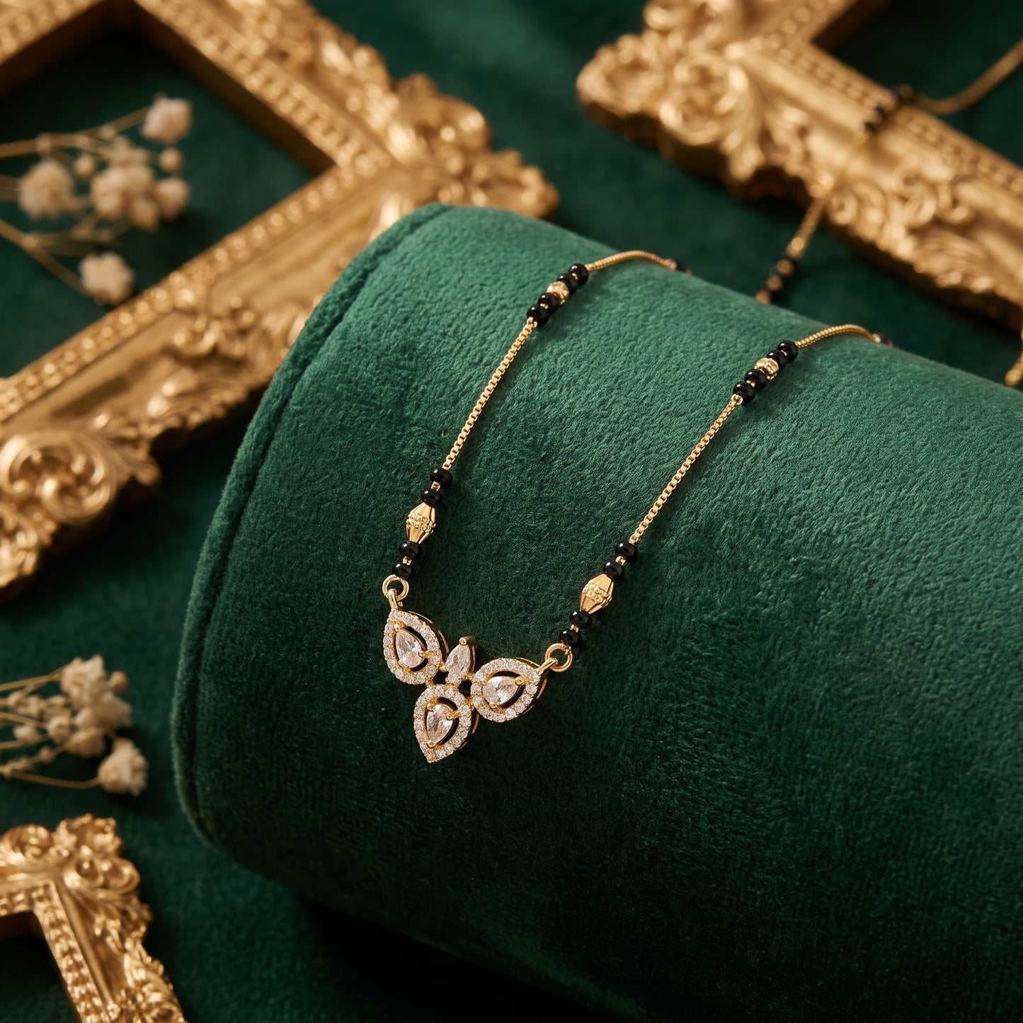 Kavisha Gold Plated Mangalsutra