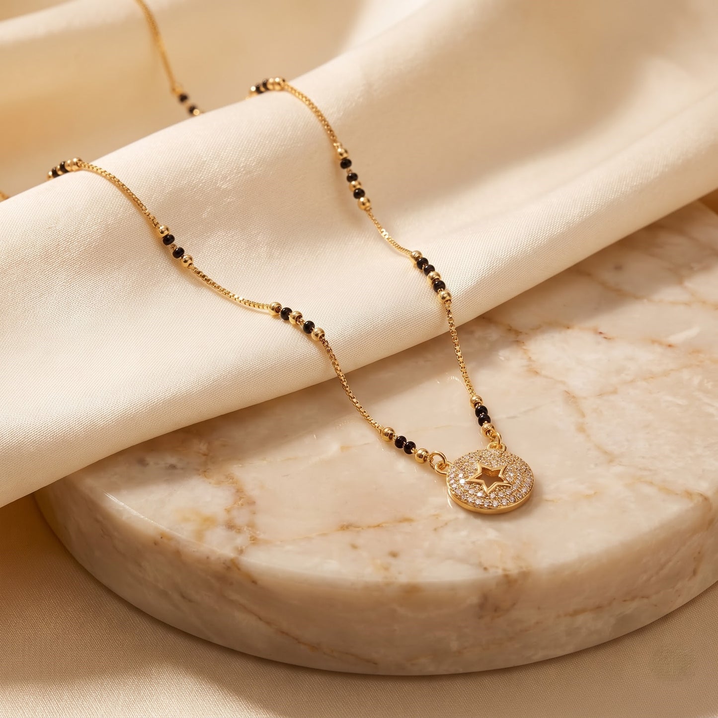 Rishita Gold Plated Mangalsutra