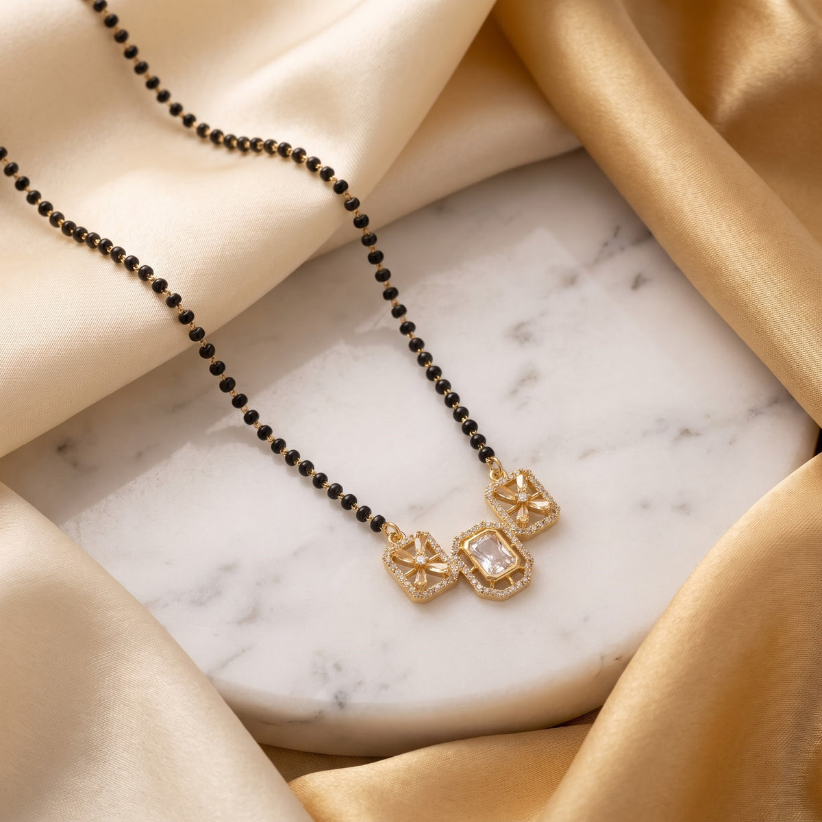Eshvika Gold Plated Mangalsutra