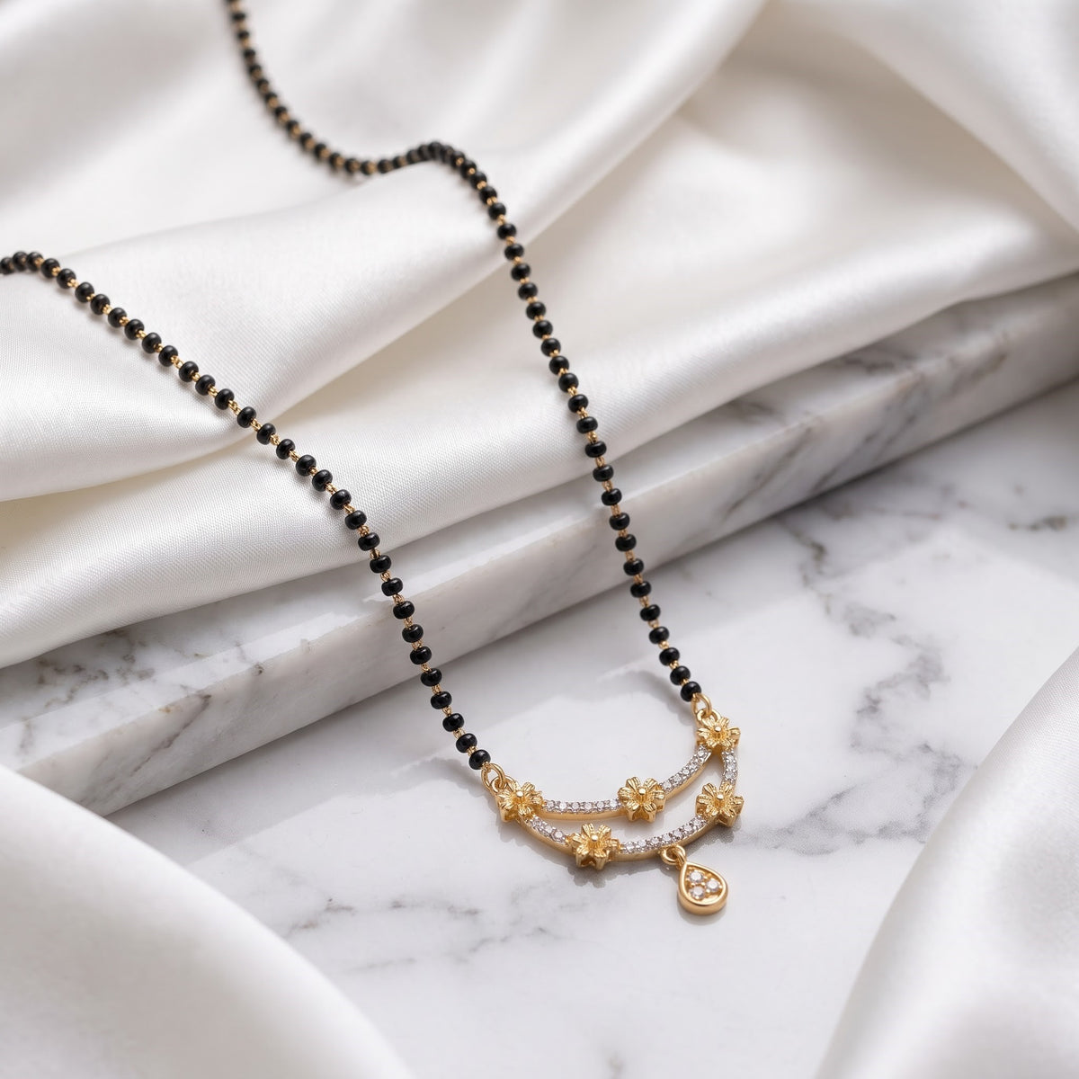 Mrinmayi Gold Plated Mangalsutra