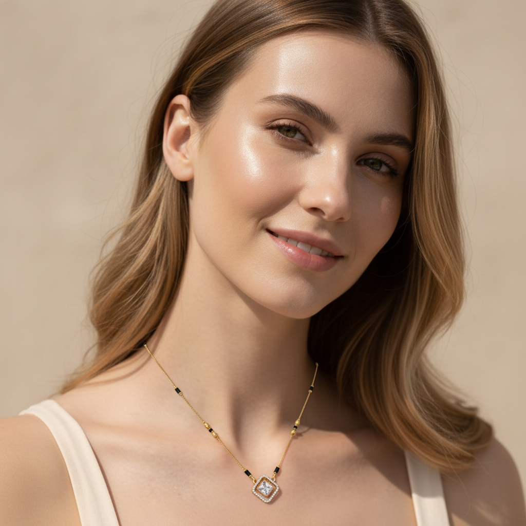 Malvika Gold Plated Mangalsutra