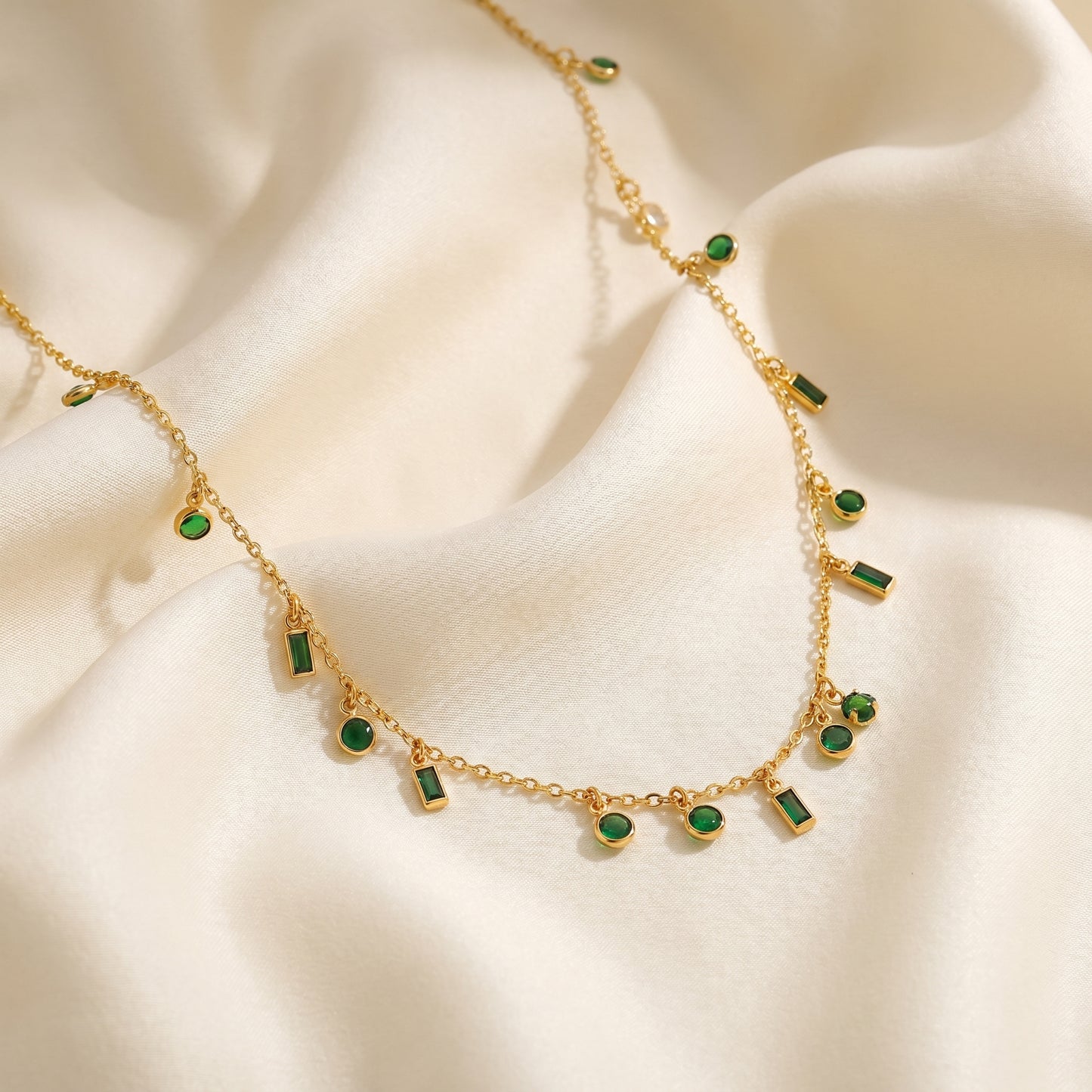 Aurelia Emerald Necklace