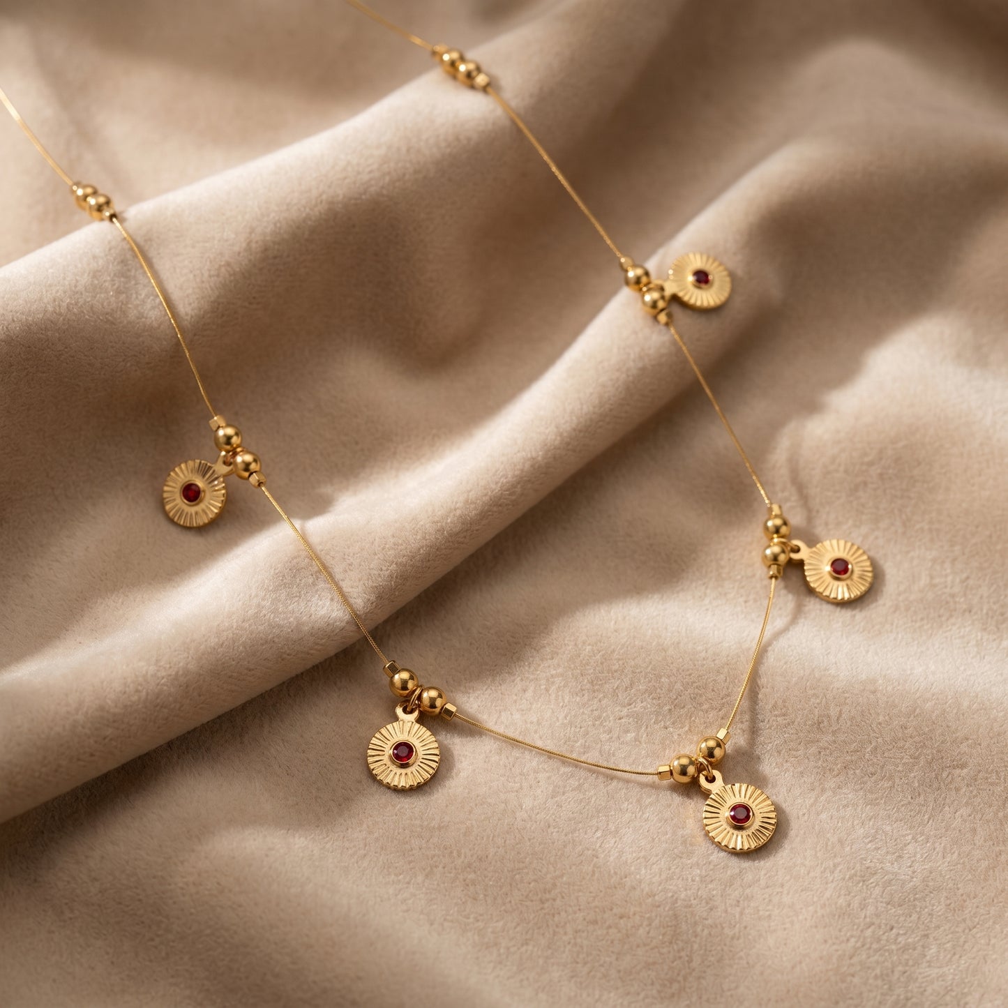 Solara Ruby Necklace
