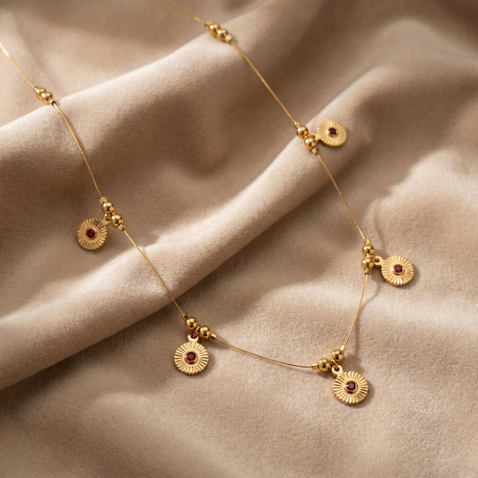 Solara Ruby Necklace