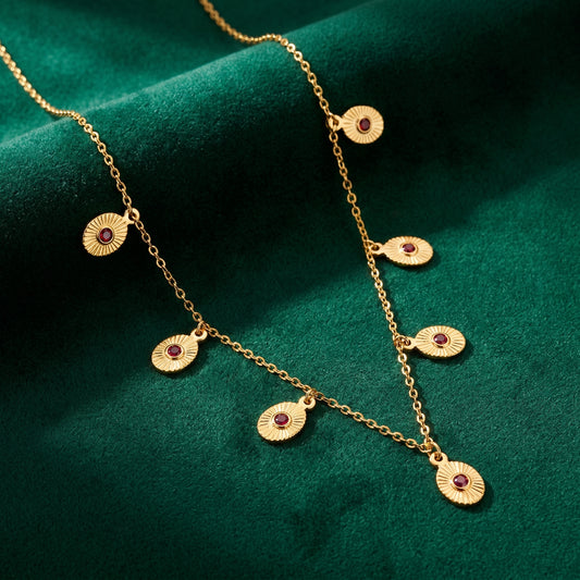 Ruby Aura Necklace