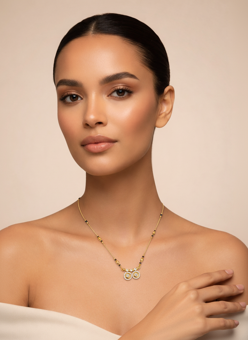 Saumya Gold Plated Mangalsutra