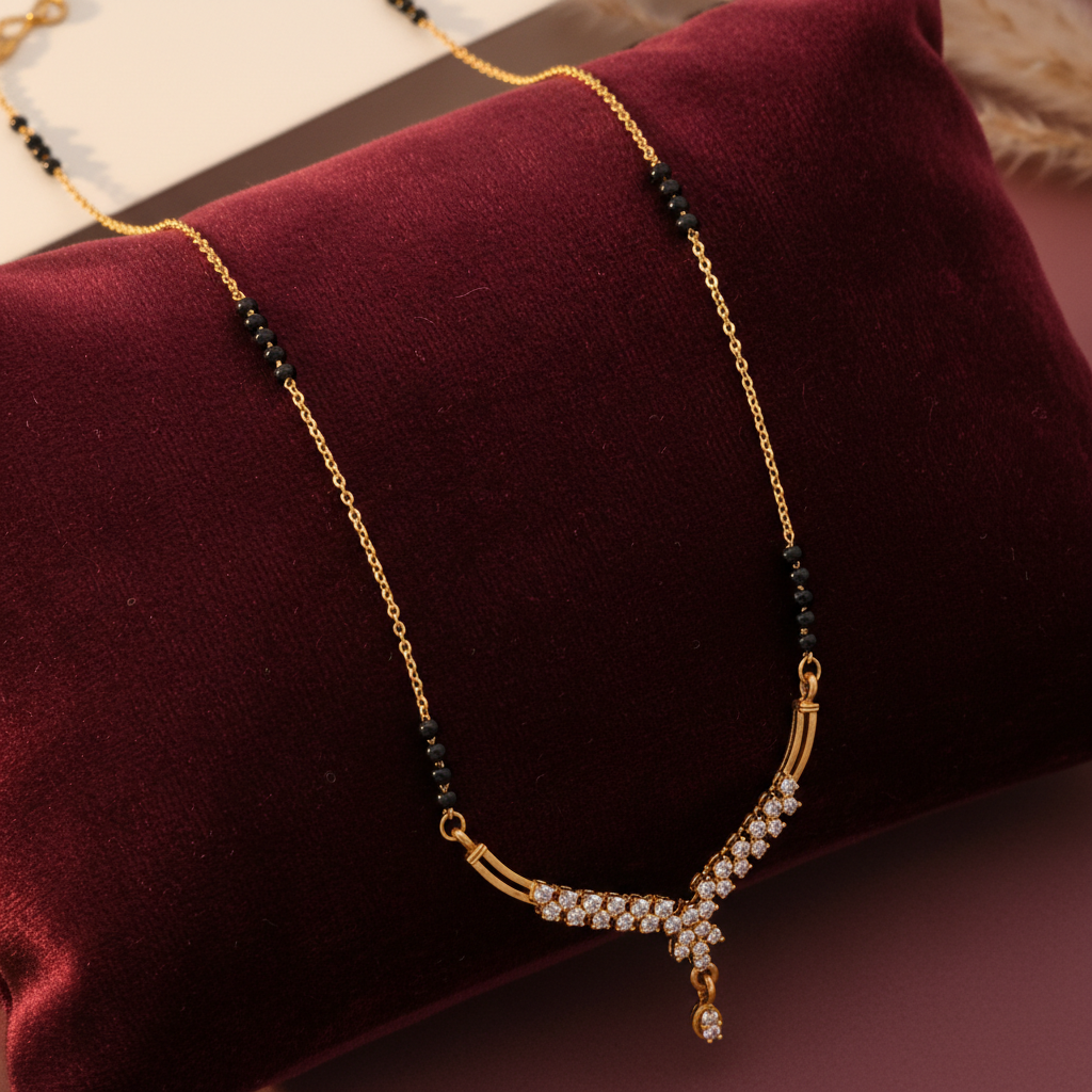 Samaira Gold Plated Mangalsutra