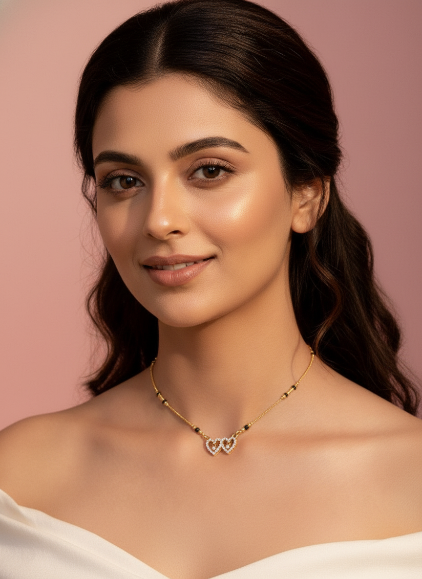 Raina Gold Plated Mangalsutra