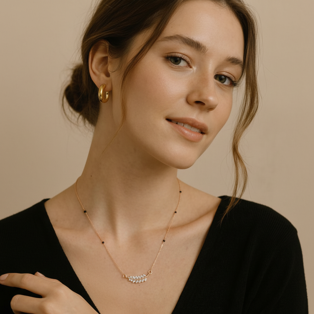 Fatima Gold Plated Mangalsutra
