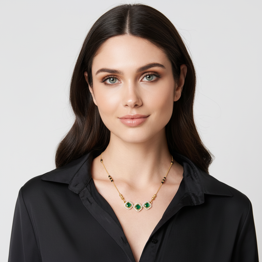 Madhuri Gold Plated Mangalsutra