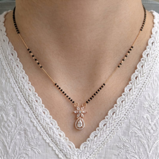 Mahira Rose Gold Plated Mangalsutra
