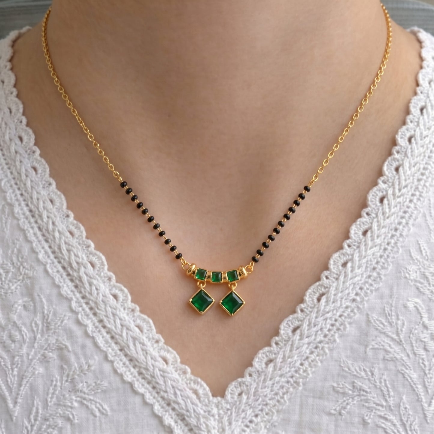 teji Gold Plated Mangalsutra