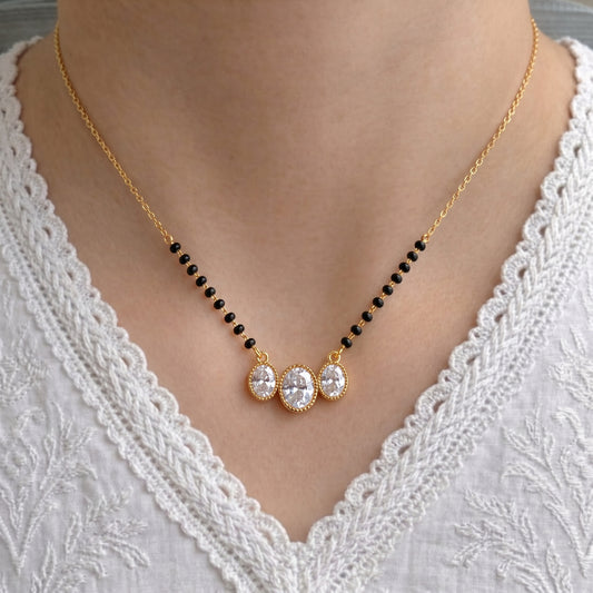 manvi Gold Plated Mangalsutra