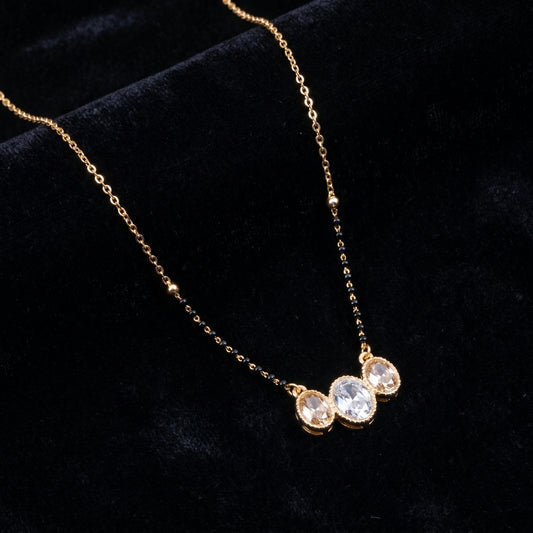 manvi Gold Plated Mangalsutra