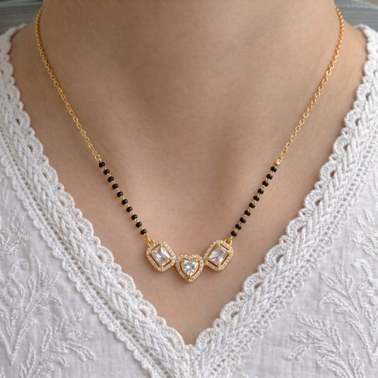shavitri Gold Plated Mangalsutra