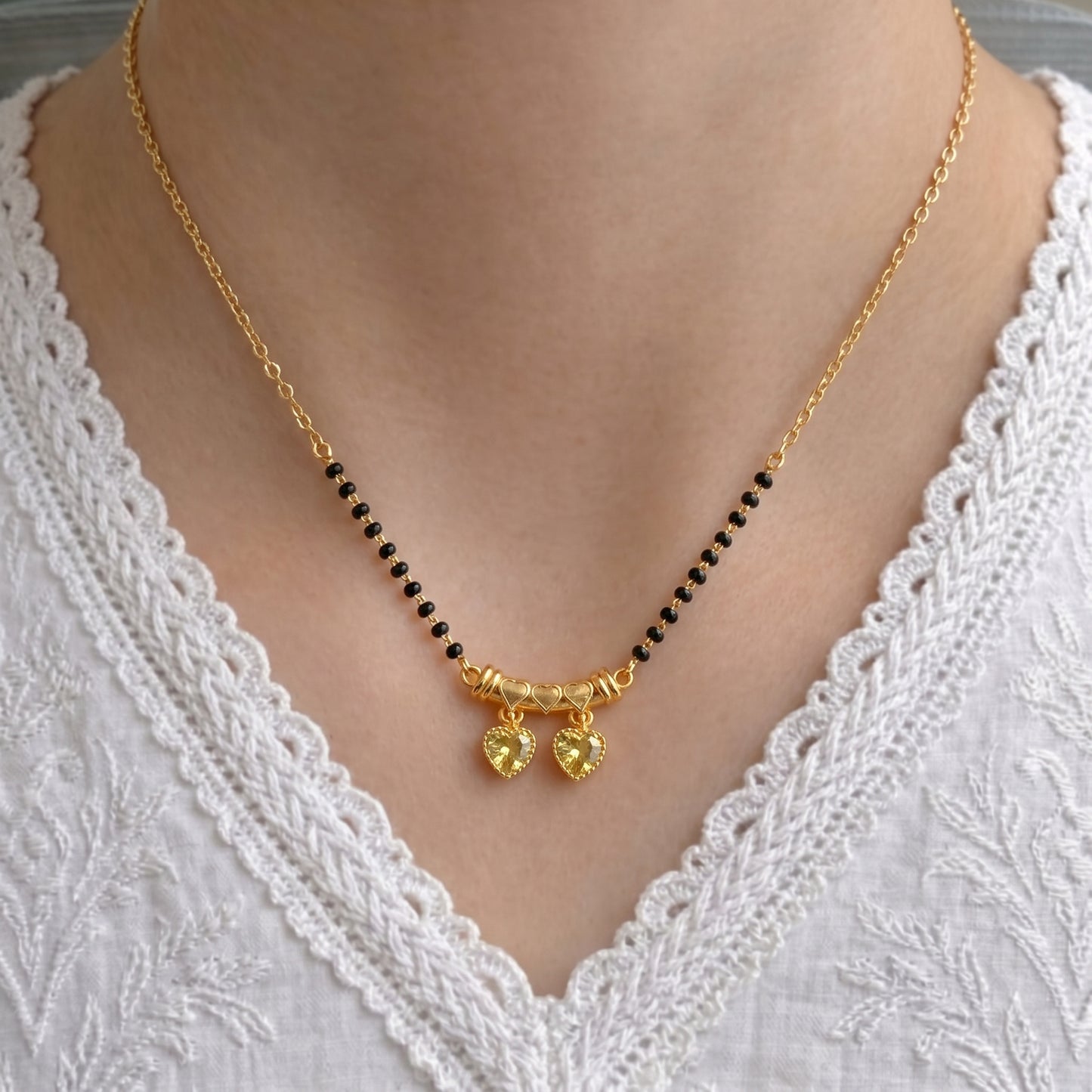 shreyanshi Gold Plated Mangalsutra