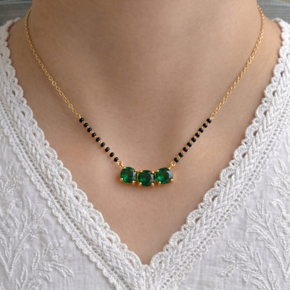 manali Gold Plated Mangalsutra