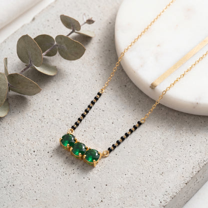 manali Gold Plated Mangalsutra