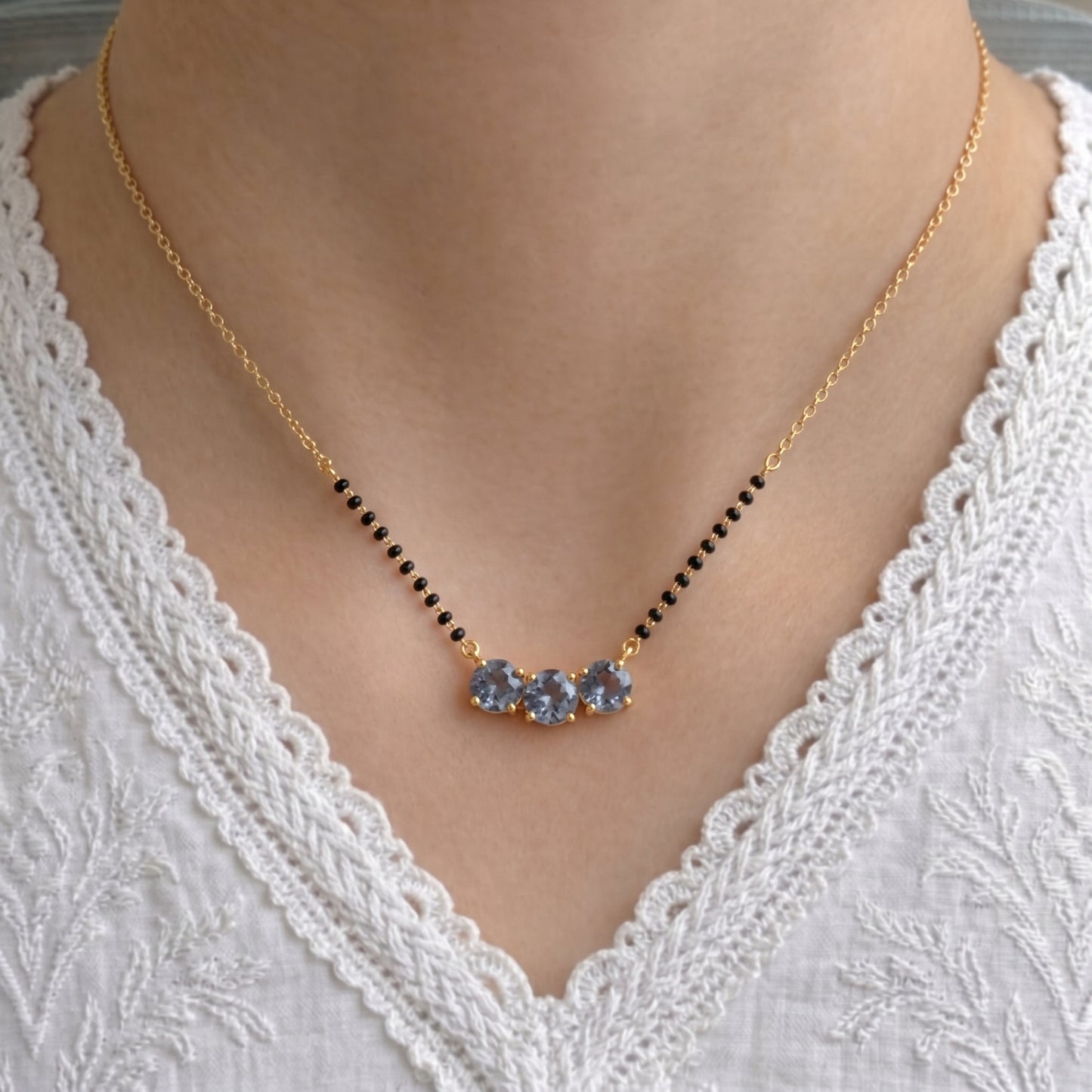 harshvi Gold Plated Mangalsutra
