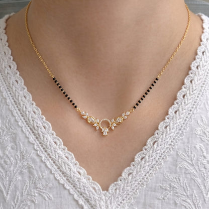 vrushti Gold Plated Mangalsutra
