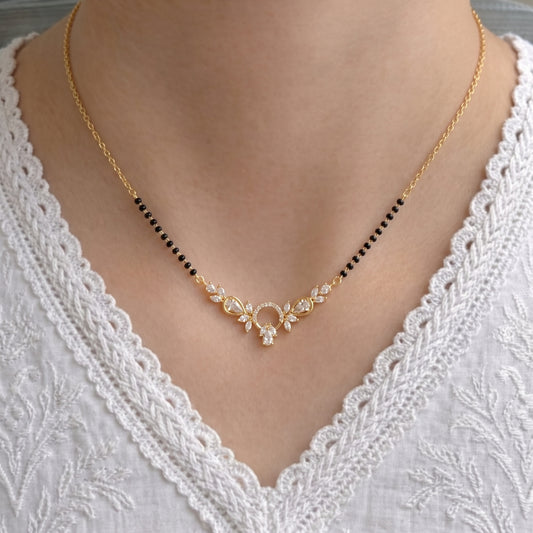 vrushti Gold Plated Mangalsutra