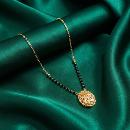 rukmi Gold Plated Mangalsutra