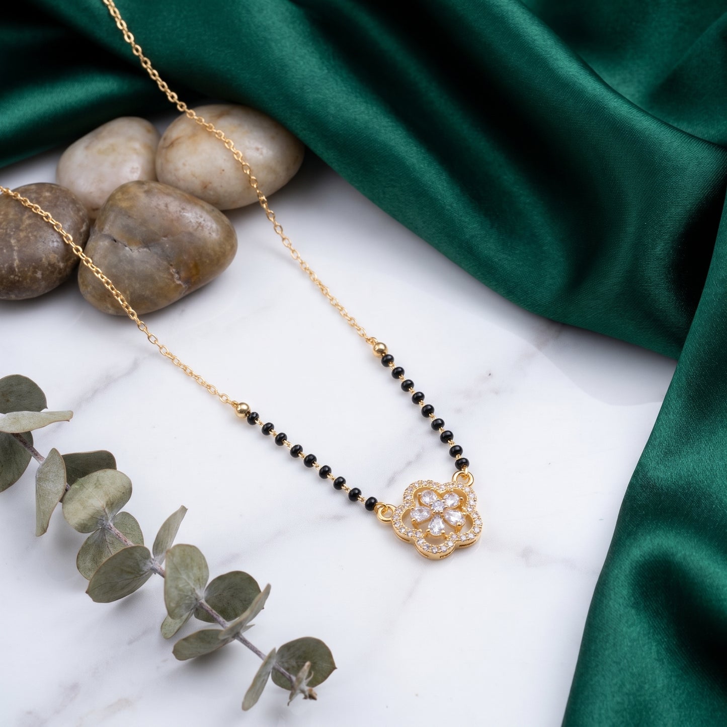 shobha Gold Plated Mangalsutra