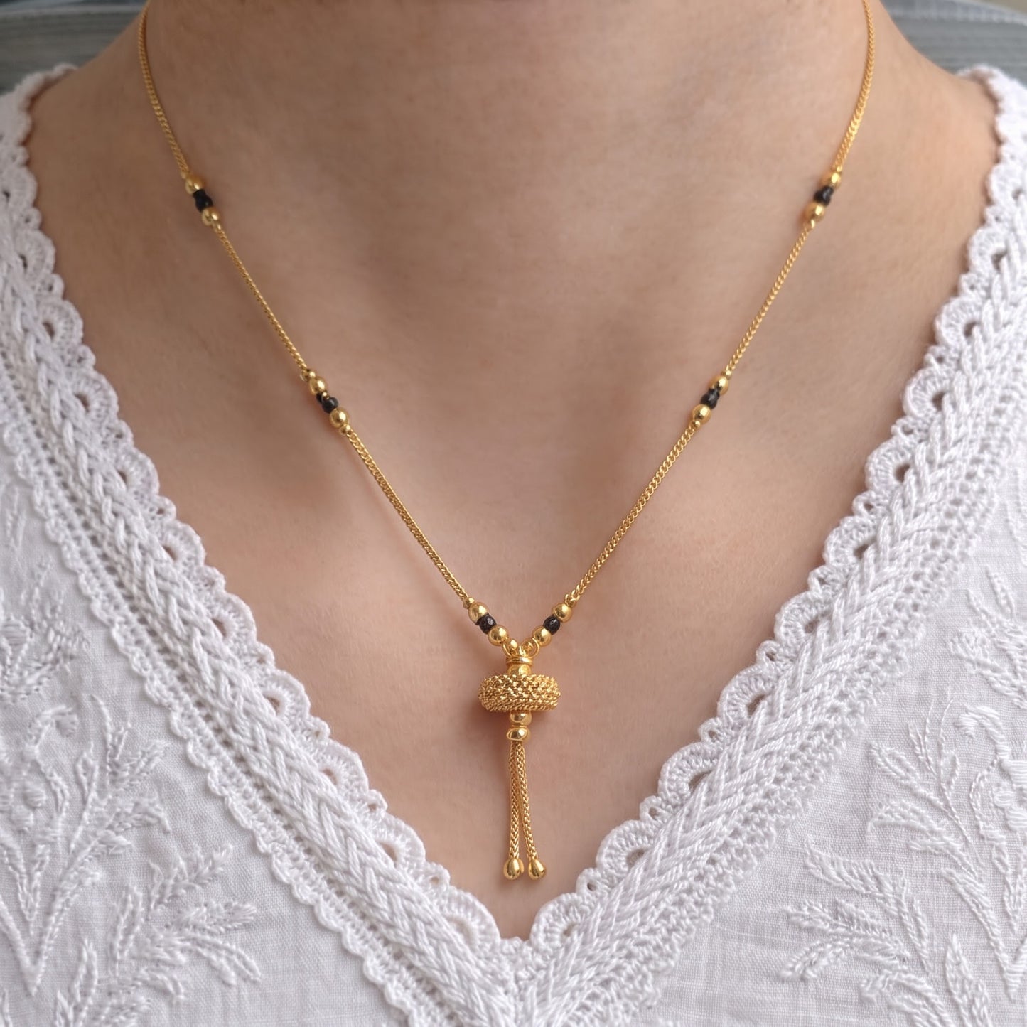 Aavya Gold Plated Mangalsutra