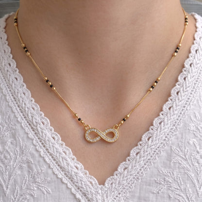 Saanjh Gold Plated Mangalsutra