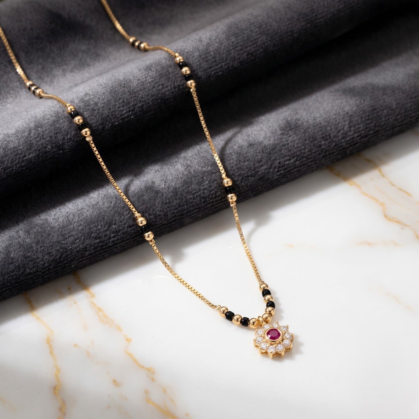 Vritika Gold Plated Mangalsutra