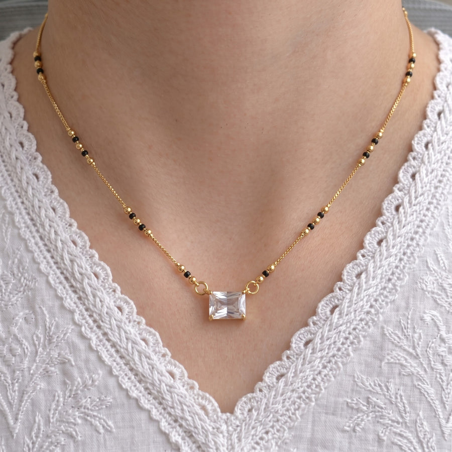 Alesha Gold Plated Mangalsutra
