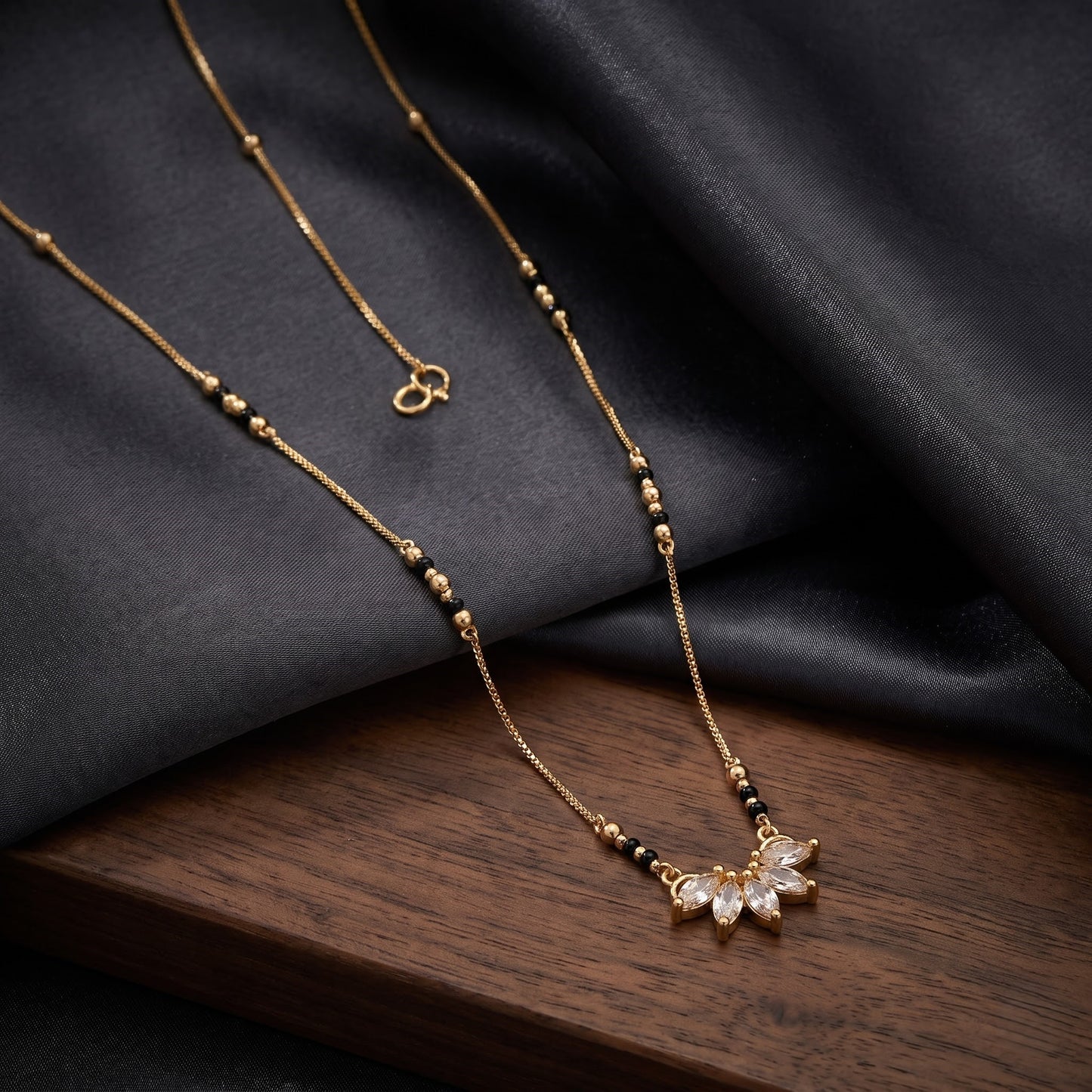 Inshika Gold Plated Mangalsutra