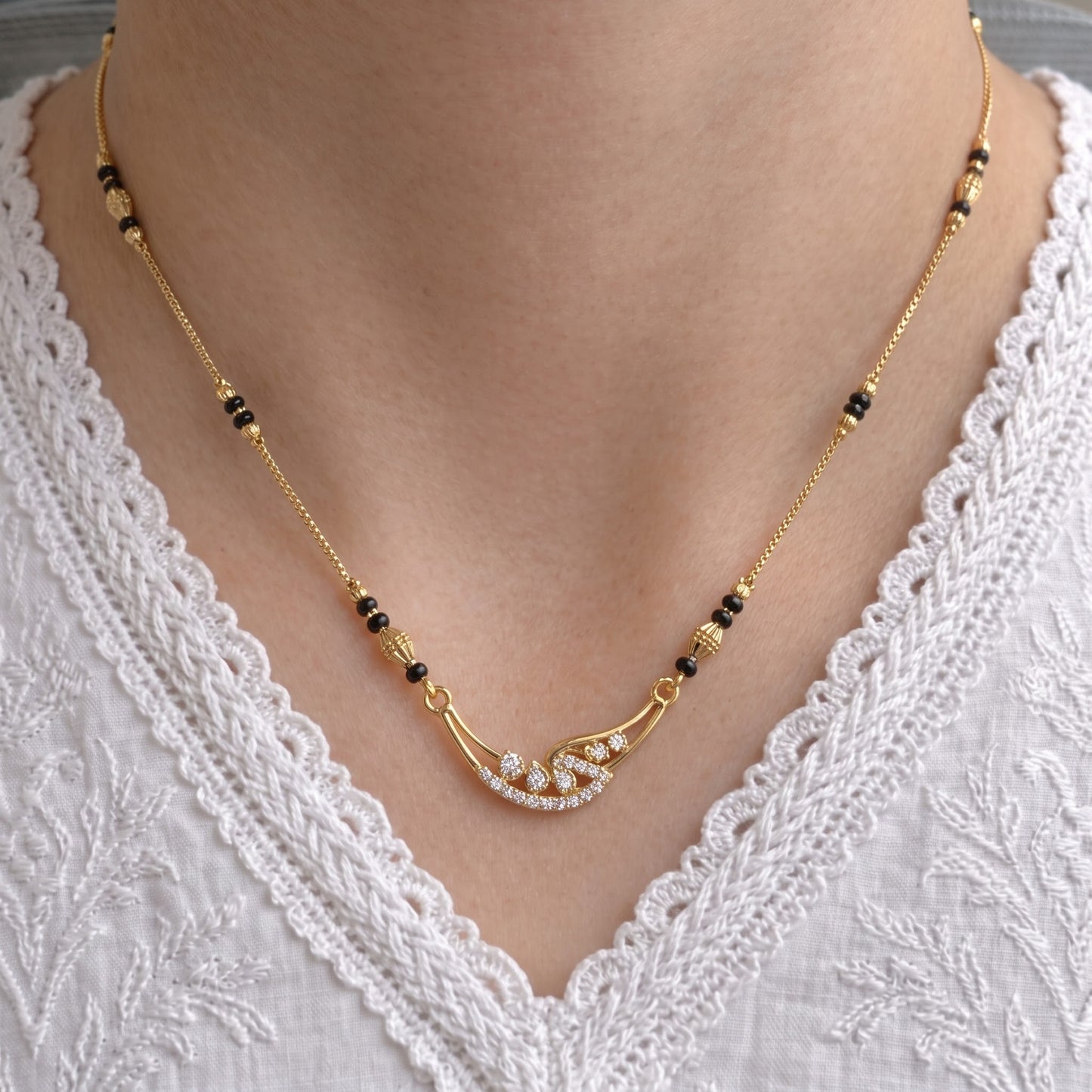 Vamika Gold Plated Mangalsutra