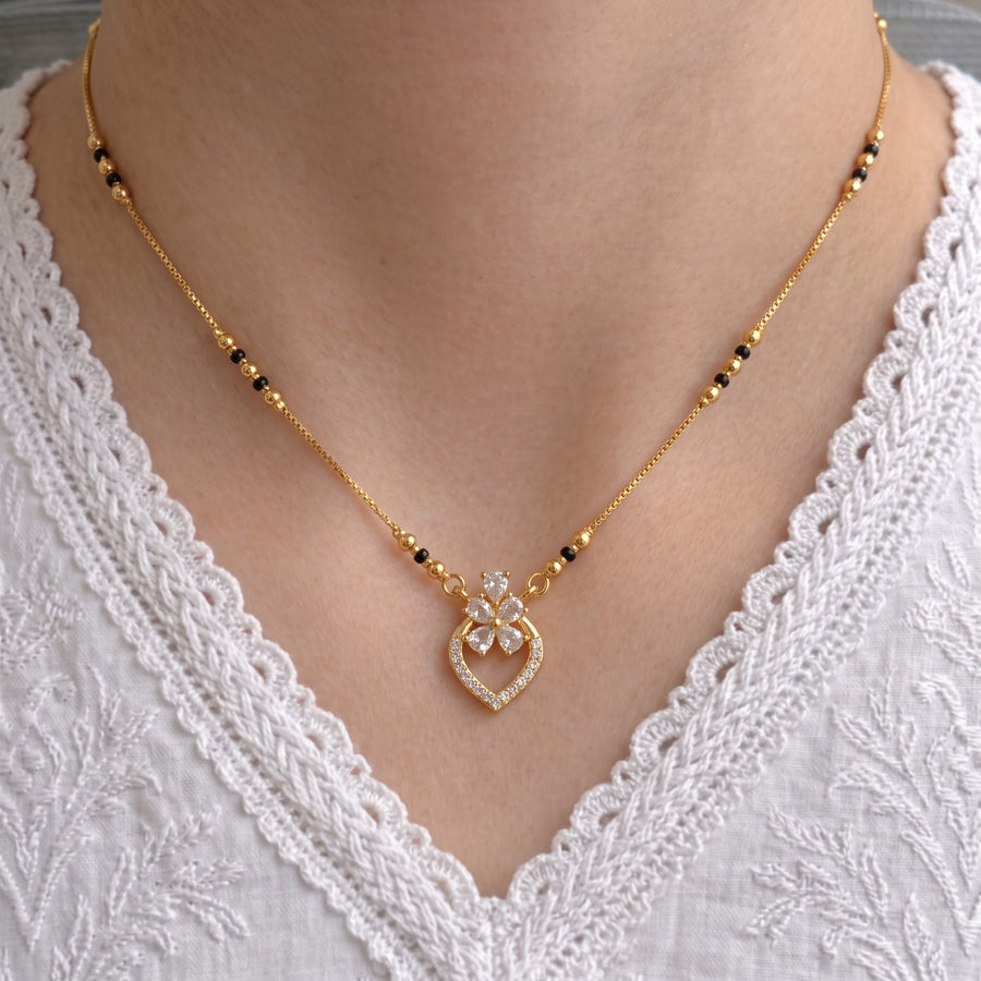 Pranavi Gold Plated Mangalsutra