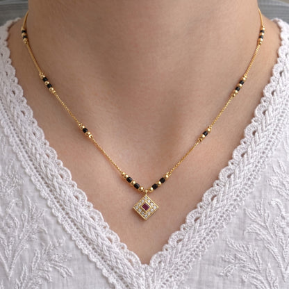 Aroshika Gold Plated Mangalsutra