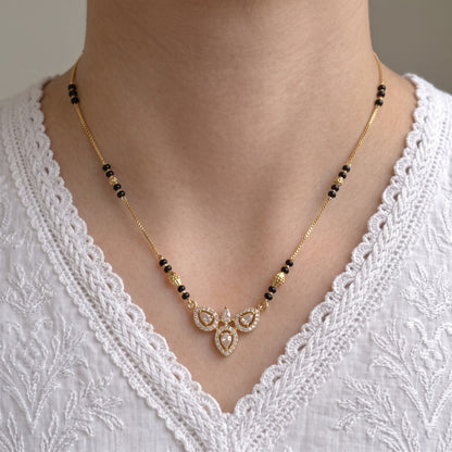 Kavisha Gold Plated Mangalsutra