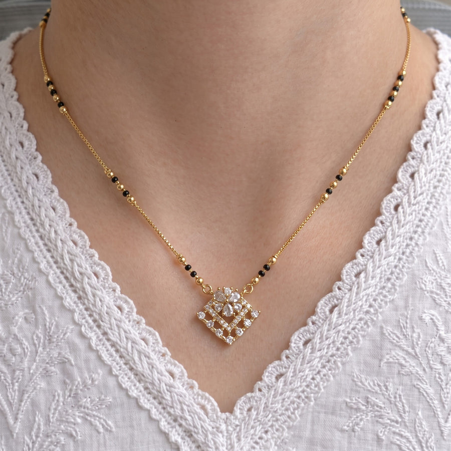 Aashvi Gold Plated Mangalsutra