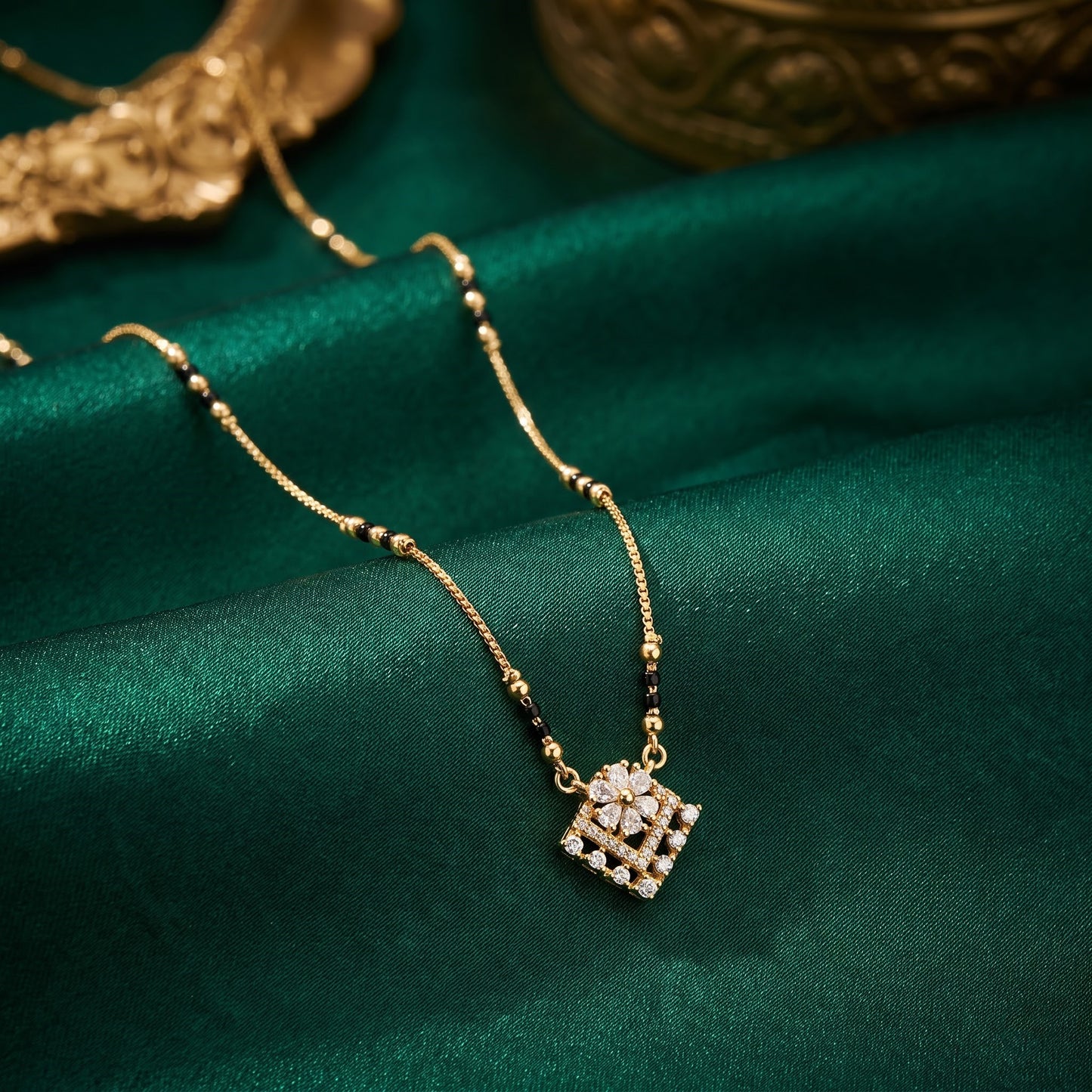 Aashvi Gold Plated Mangalsutra