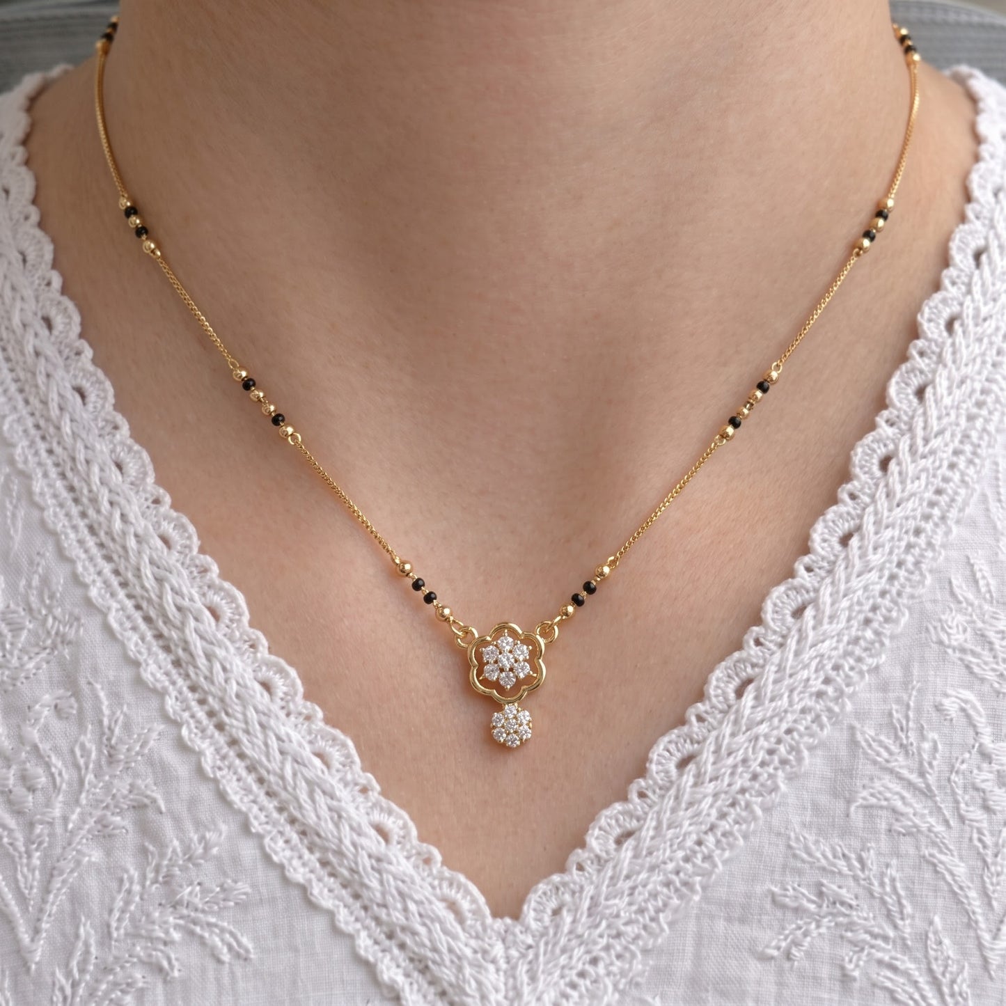 Samyukta Gold Plated Mangalsutra