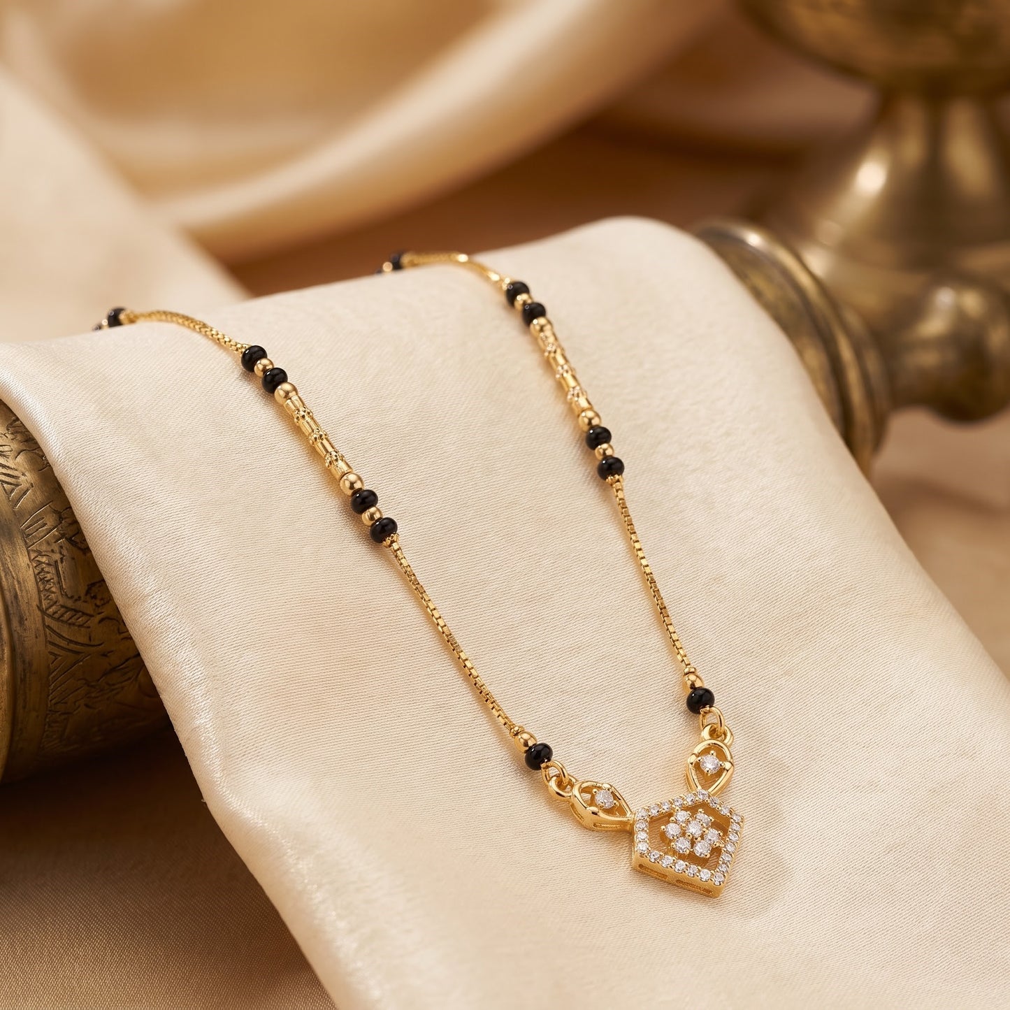 Taarini Gold Plated Mangalsutra