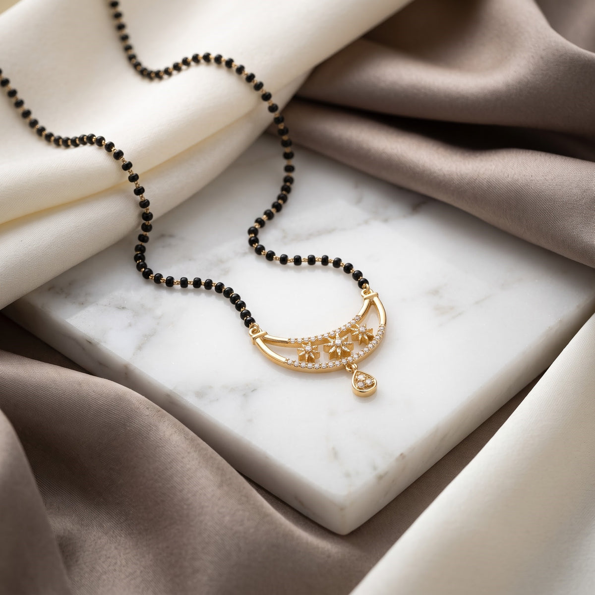 Charushila Gold Plated Mangalsutra