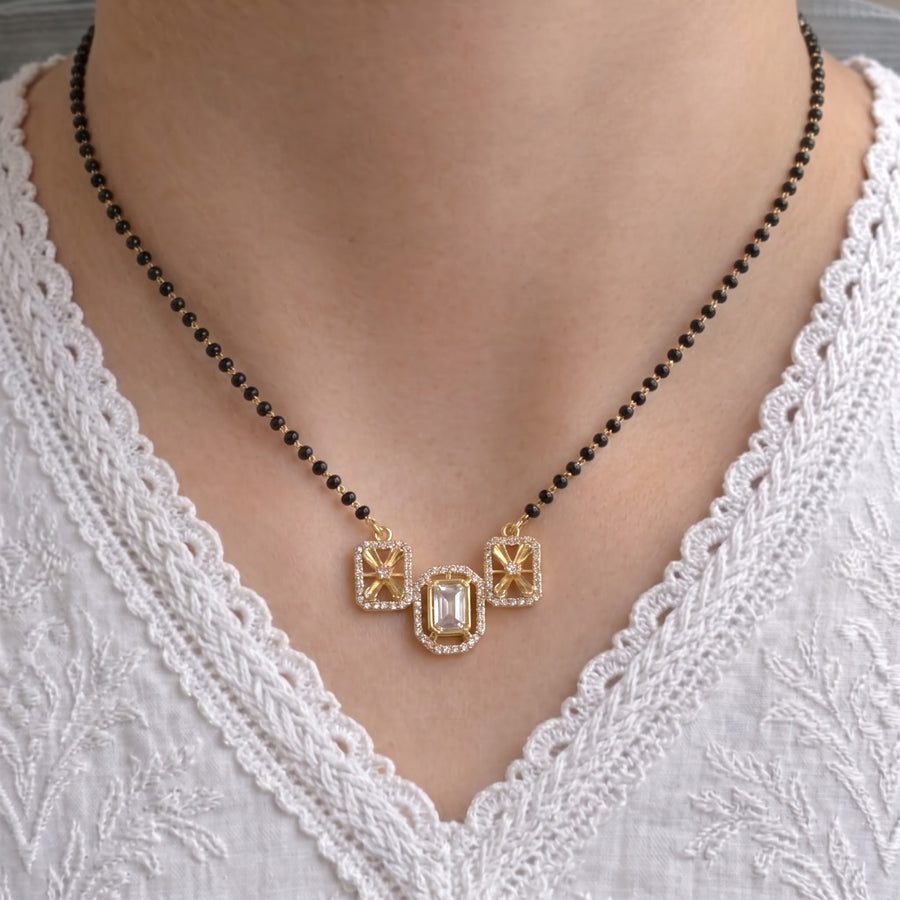 Eshvika Gold Plated Mangalsutra