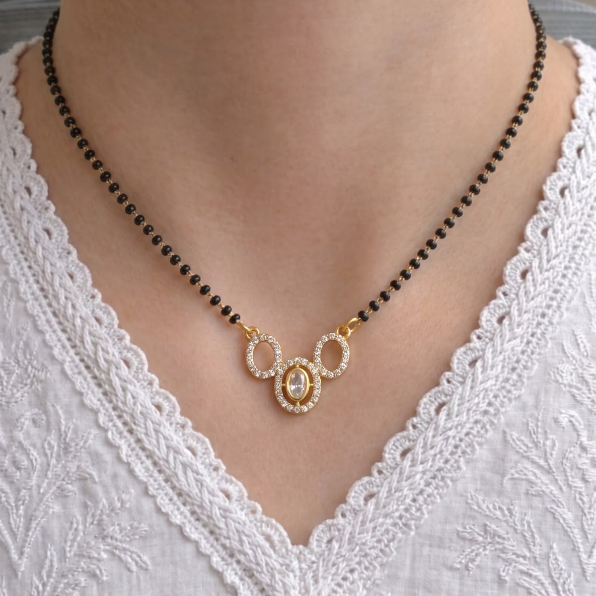 Hansika Gold Plated Mangalsutra