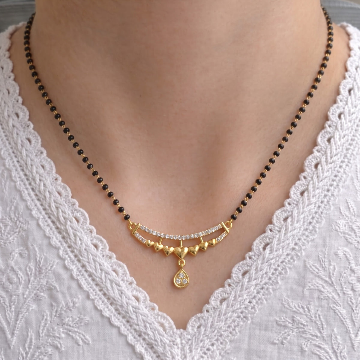Kaumudi Gold Plated Mangalsutra