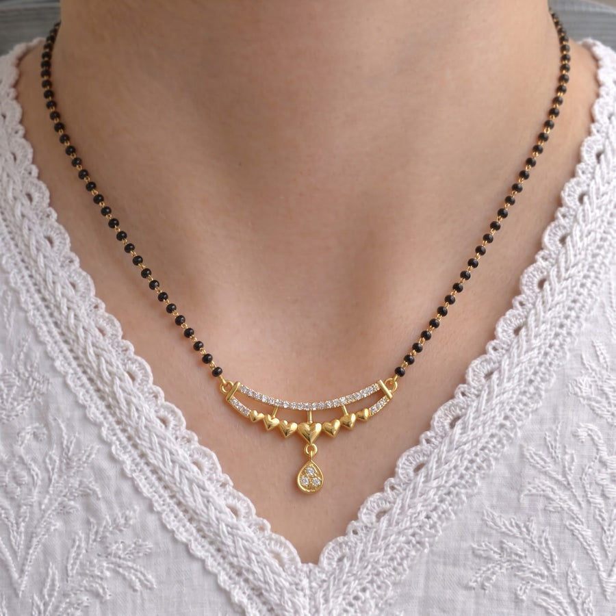 Kaumudi Gold Plated Mangalsutra