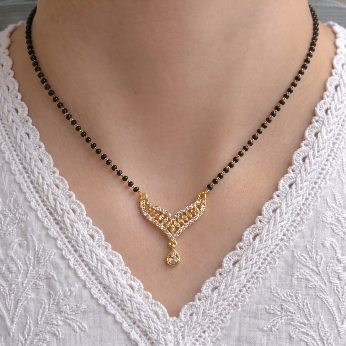 Oviya Gold Plated Mangalsutra