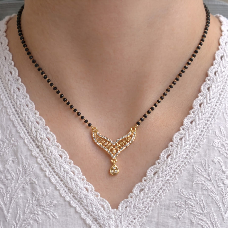 Oviya Gold Plated Mangalsutra