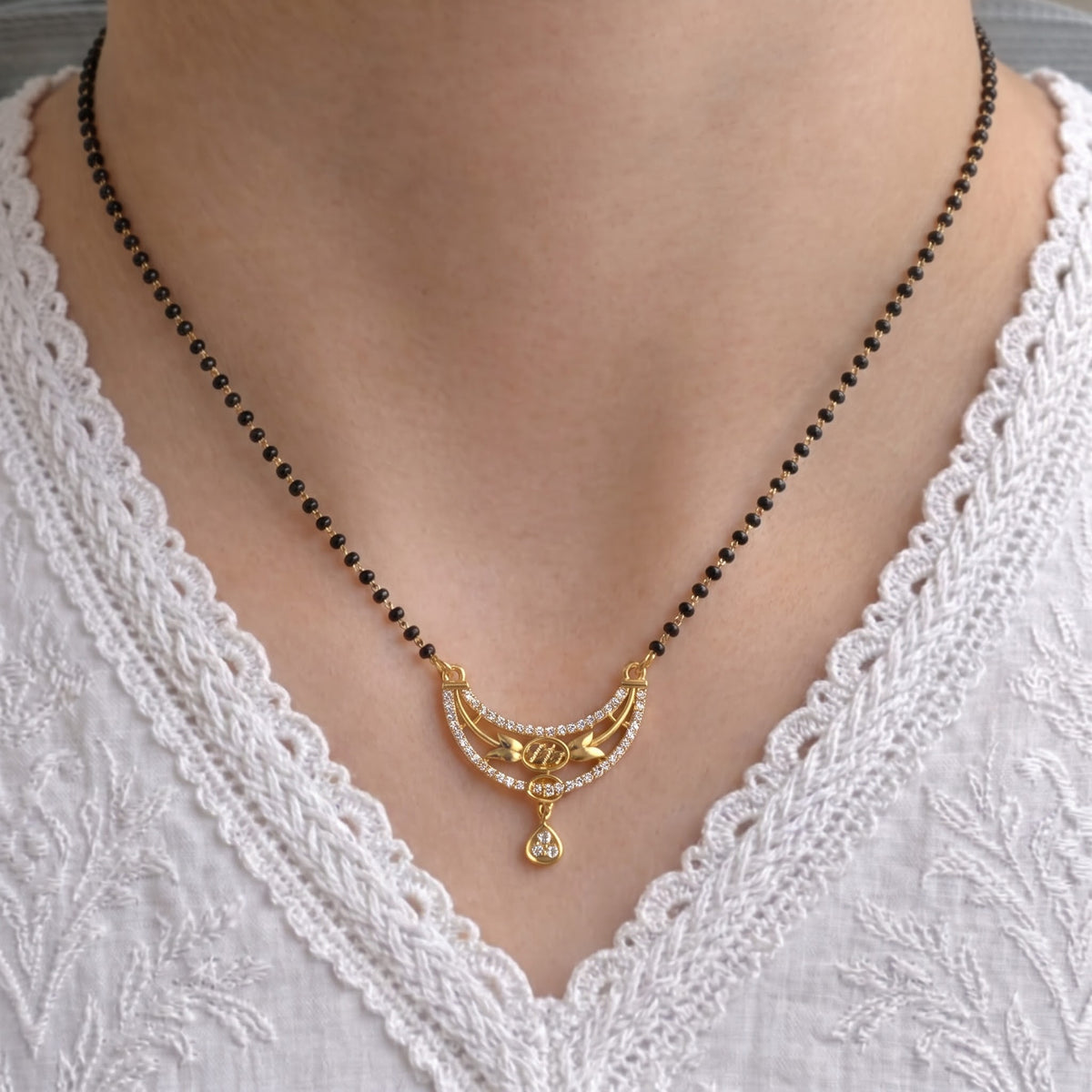 Rujuta Gold Plated Mangalsutra